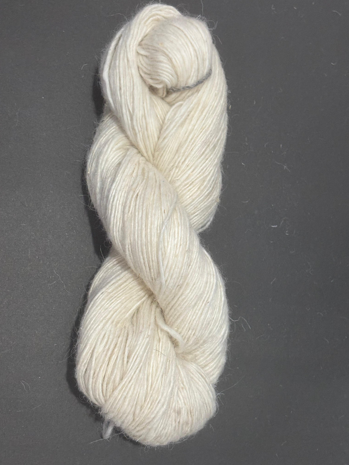 Cream Hand-Spun Yarn